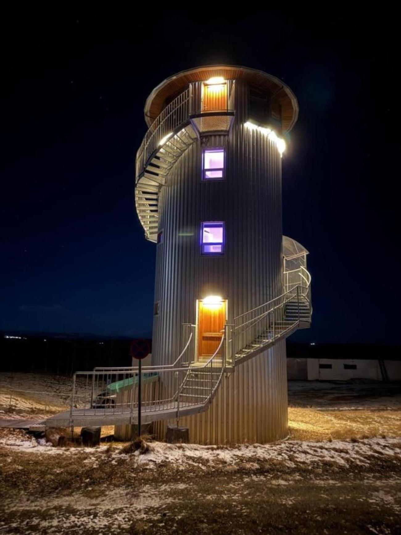 Klettar Tower Iceland Fludir Exterior photo