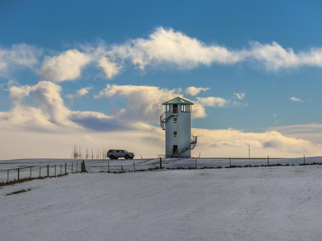 Klettar Tower Iceland Fludir Exterior photo